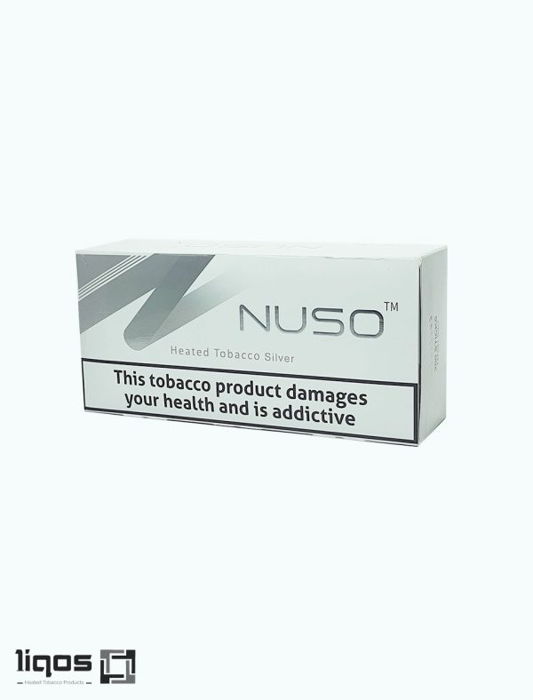 خرید باکس و بسته سیگار نوسو نقره ای Nuso Silver با بهترین قیمت فروش