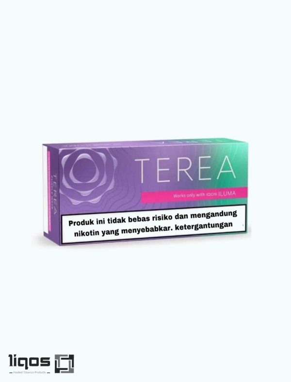 سیگار ترا پرپل ویو (purple wave) اندونزی، سیگار تریا پرپل ویو ، Terea purple wave چوب سیگار یا فیلتر مخصوص طعم توت وحشی با نعنا مناسب استفاده در دستگاه های آیکاس ایلوما